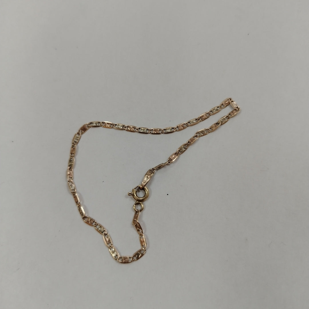 PULSERA ORO, ORO COMBINADO 10 K 1.1 GRMS (SEMINUEVO)