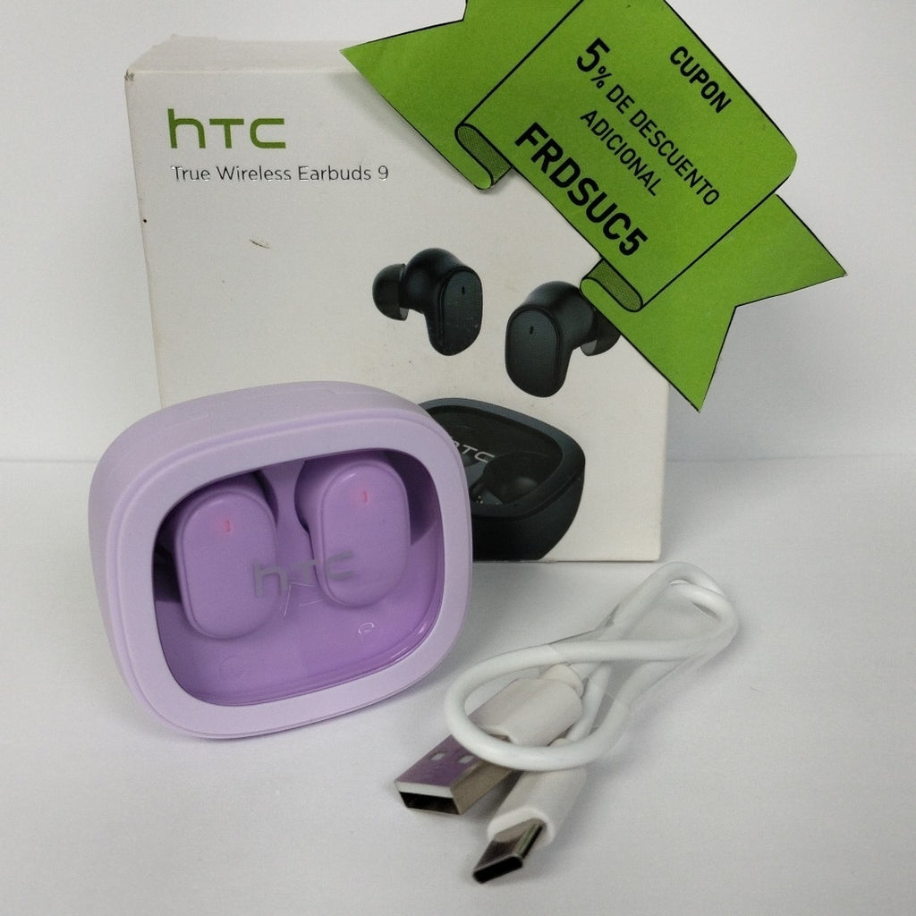 AUDIFONOS HTC EARBUDS 9 INALAMBRICO IN EAR (SEMINUEVO)