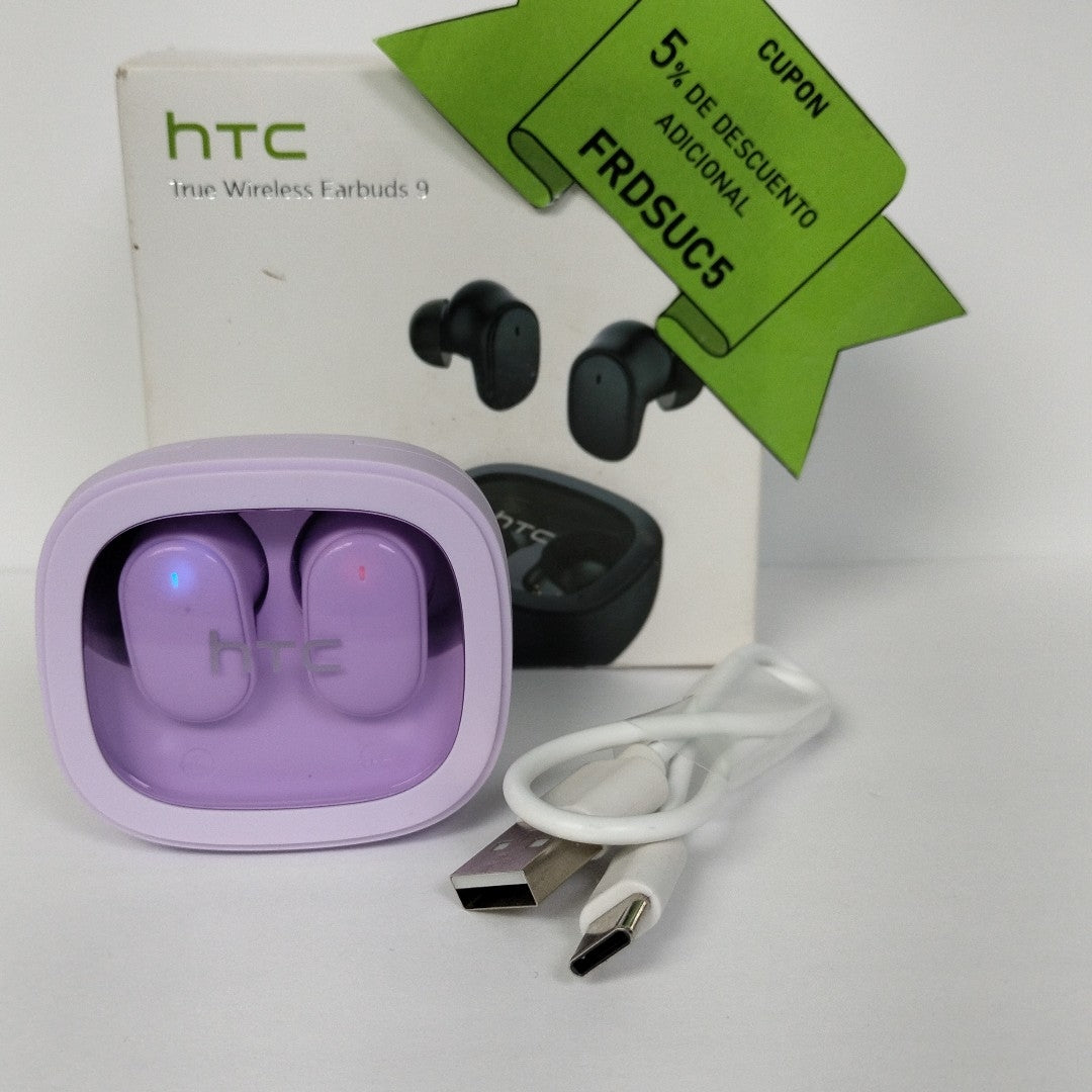 AUDIFONOS HTC EARBUDS 9 INALAMBRICO IN EAR (SEMINUEVO)