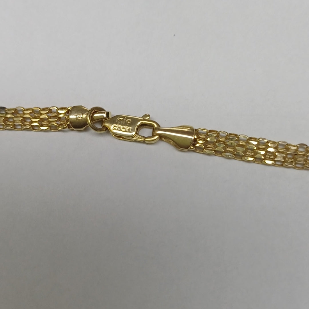 CADENA ORO 14 K 4 GRMS (SEMINUEVO)