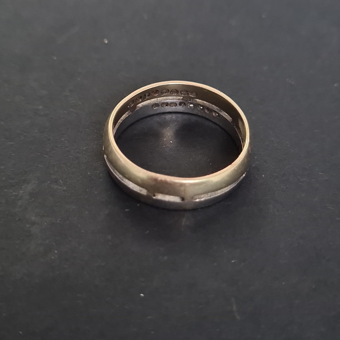 ARGOLLA ORO COMBINADO 14 K 5.1 GRMS (SEMINUEVO)
