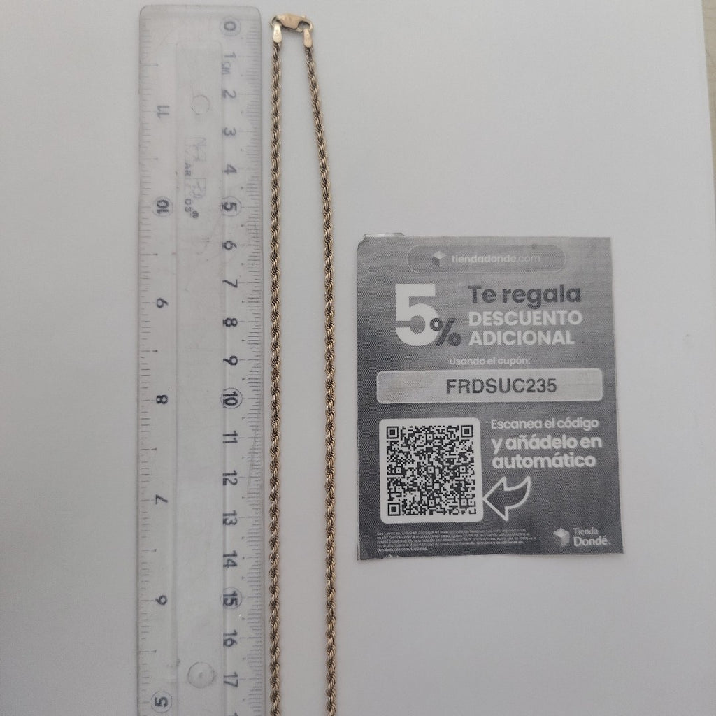 CADENA ORO 10 K 4.4 GRMS (SEMINUEVO)