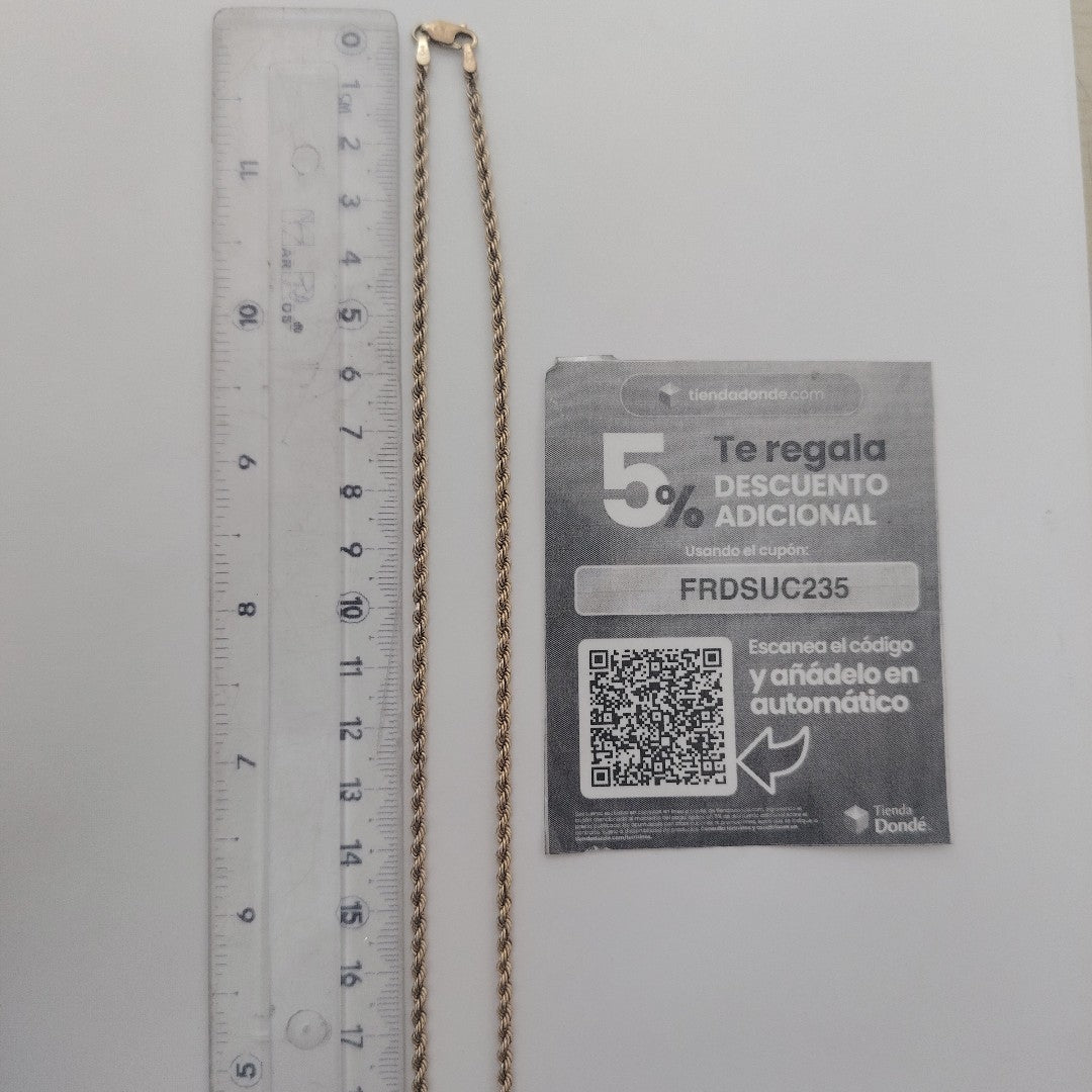 CADENA ORO 10 K 4.4 GRMS (SEMINUEVO)