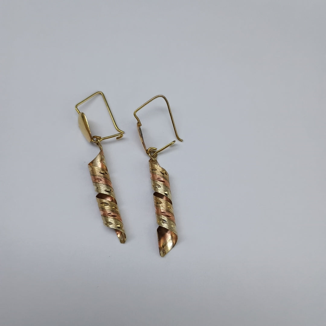 ARETES PAR ORO 10 K 1,40 GRMS (SEMINUEVO)