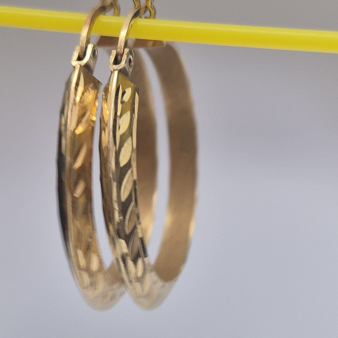 ARRACADAS PAR ORO 14 K 3,70 GRMS (SEMINUEVO)