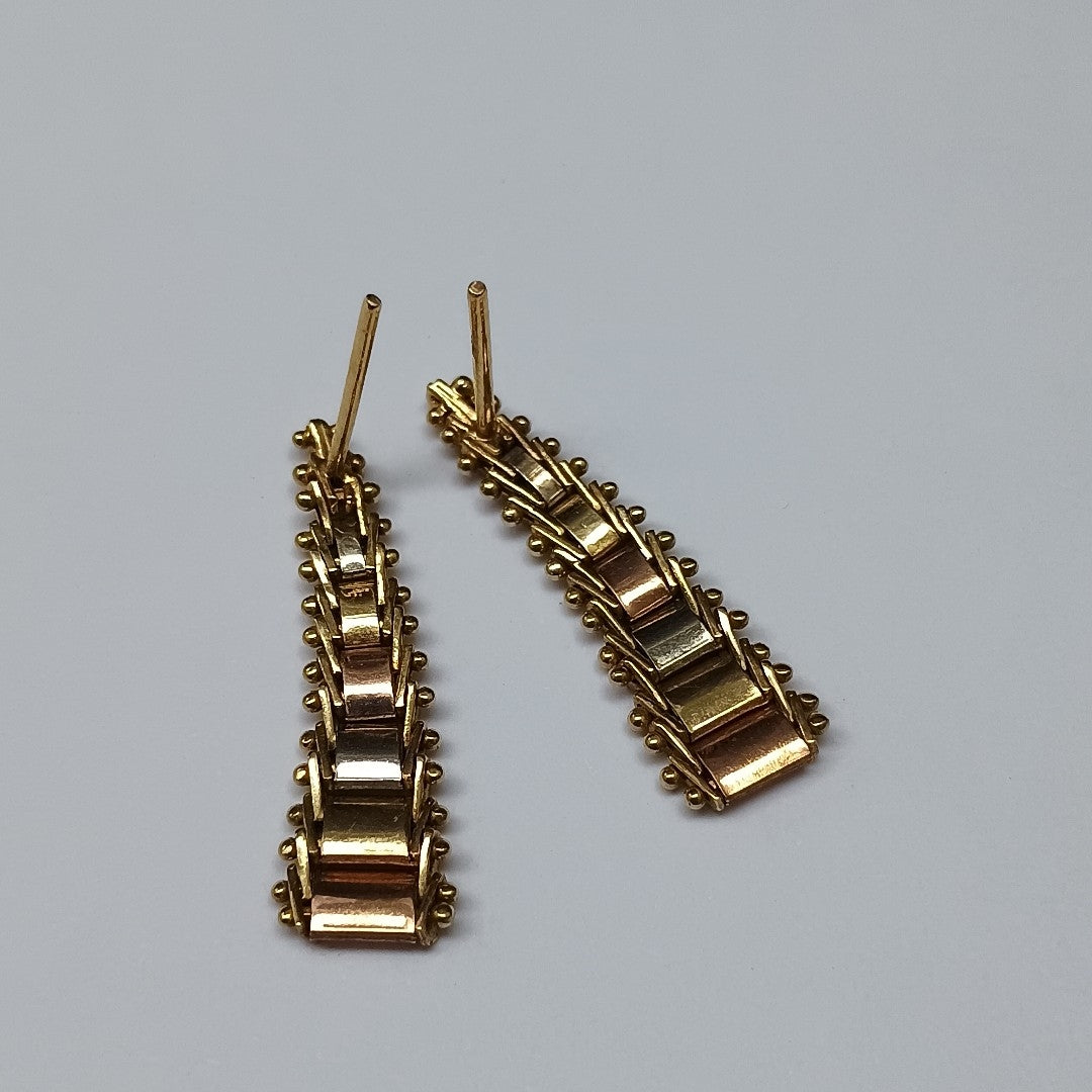 BROQUELES PAR ORO 14 K 2.2 GRMS (SEMINUEVO)
