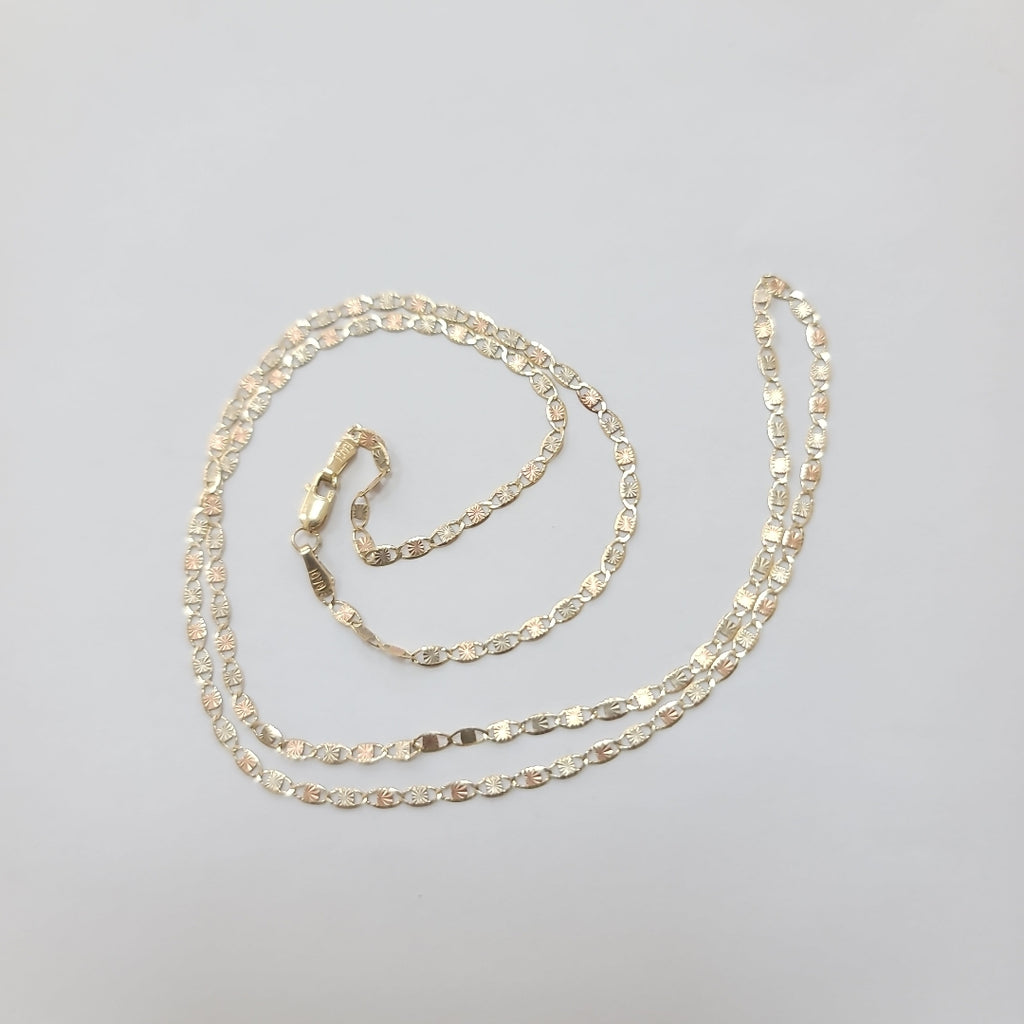 CADENA ORO, ORO COMBINADO 10 K 2.7 GRMS (SEMINUEVO)