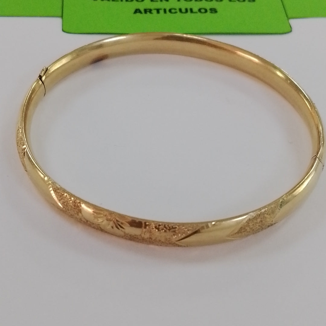 PULSERA RIGIDA ORO 14 K 8.2 GRMS (SEMINUEVO)