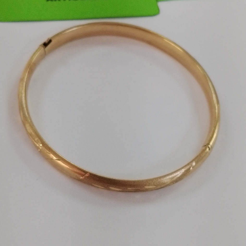 PULSERA RIGIDA ORO 10 K 7.2 GRMS (SEMINUEVO)