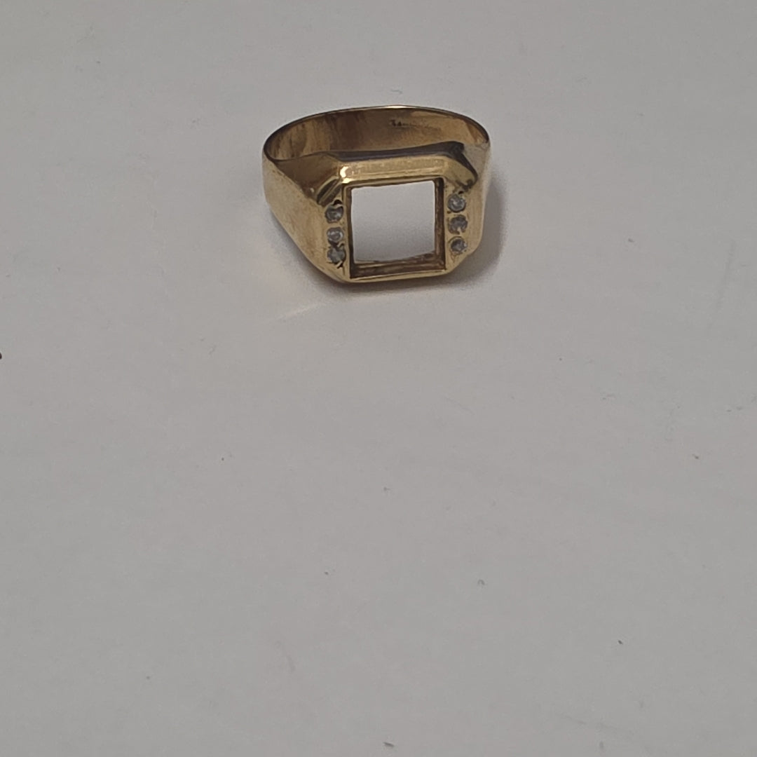 ANILLO ORO 10 K 5.3 GRMS (SEMINUEVO)