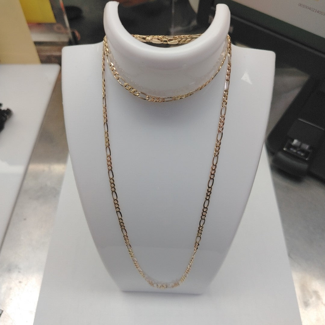 CADENA ORO, RODIADO 14 K 9.8 GRMS (SEMINUEVO)