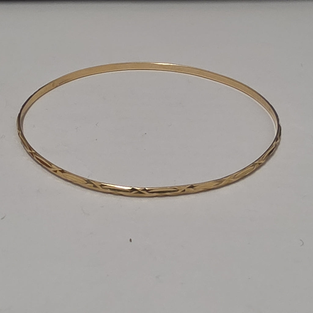 PULSERA RIGIDA ORO 18 K 4.6 GRMS (SEMINUEVO)