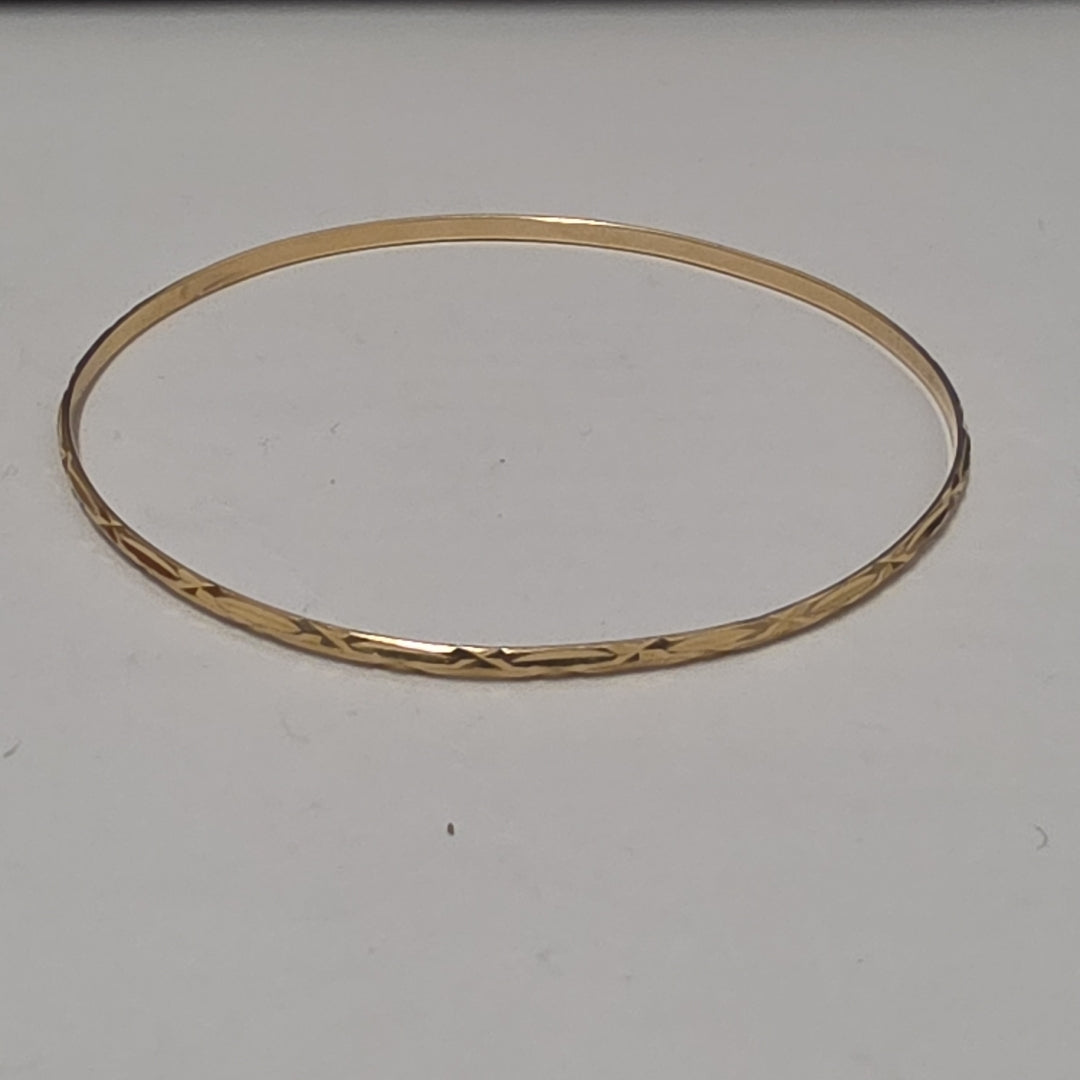 PULSERA RIGIDA ORO 18 K 4.6 GRMS (SEMINUEVO)