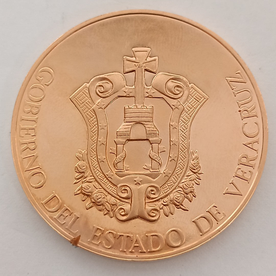 MEDALLA CONMEMORATIVA ORO 18 K 41.9 GRMS (SEMINUEVO)
