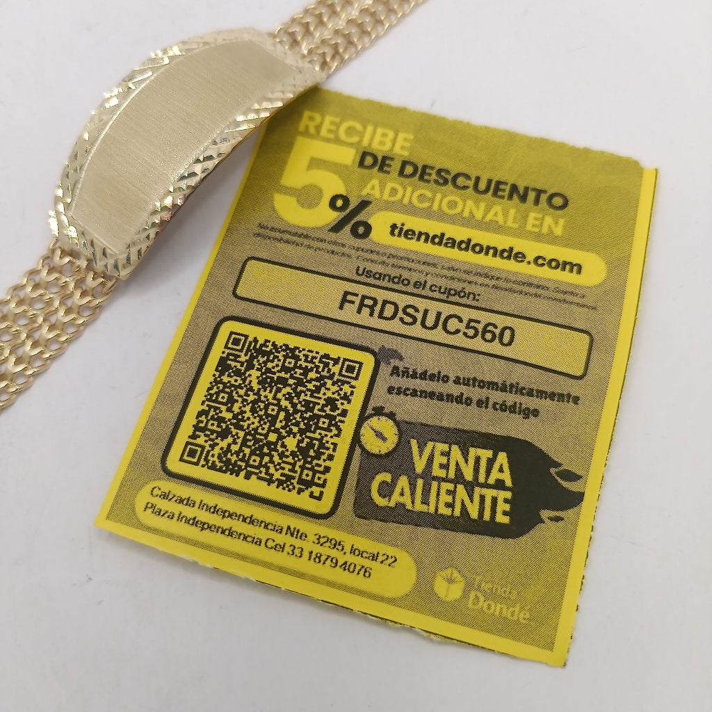 ESCLAVA ORO 10 K 28.2 GRMS (SEMINUEVO)