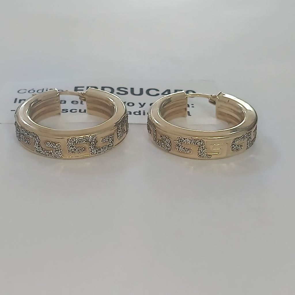 ARRACADAS PAR ORO 14 K 5.3 GRMS (SEMINUEVO)