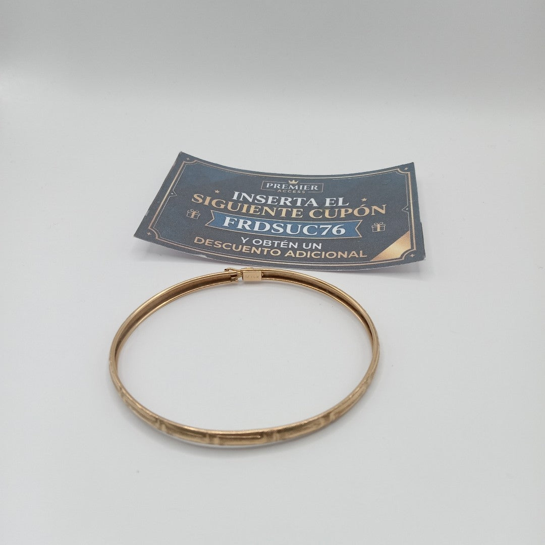 PULSERA RIGIDA ORO 14 K 4.2 GRMS (SEMINUEVO)