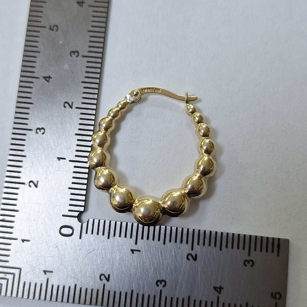 ARRACADAS PAR ORO 10 K 2.2 GRMS (SEMINUEVO)