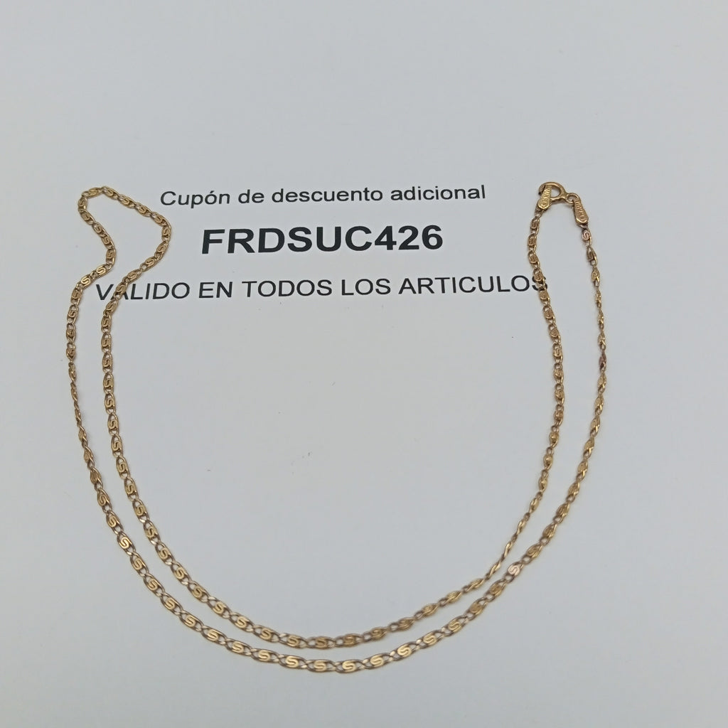CADENA ORO 8 K 2,40 GRMS (SEMINUEVO)