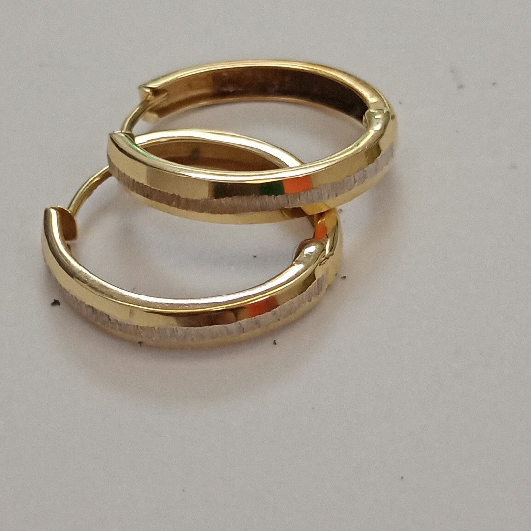ARRACADAS PAR ORO 14 K 1.8 GRMS (SEMINUEVO)