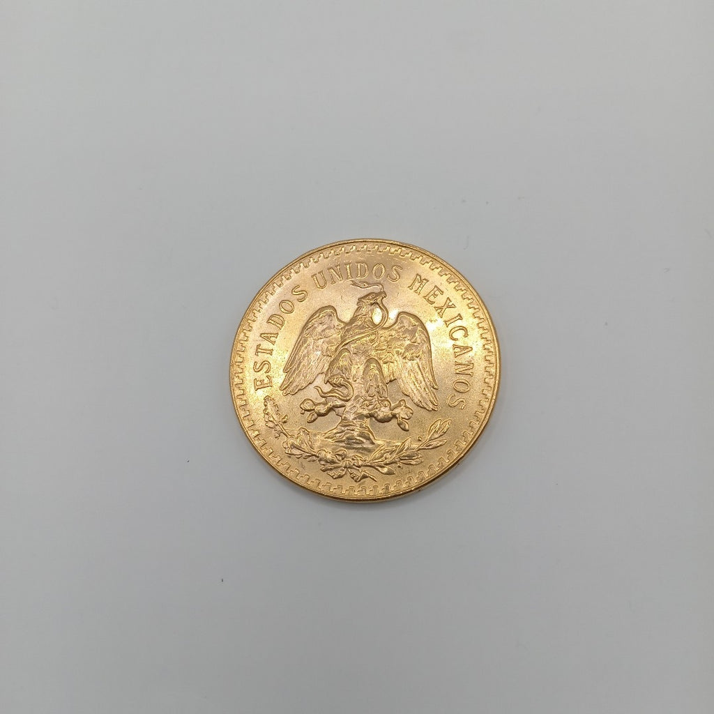K1 41.6 GRMS 21 K IDENTIFICACIÓN MONEDA NOMINATIVA MONEDAS PESOS 50 PES (SEMINUEVO)