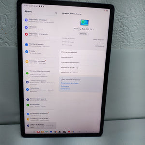 TABLETA SAMSUNG GALAXY TAB S10 FE+ SM-X620 (2025) 256 GB 12 GB RAM (SEMINUEVO)