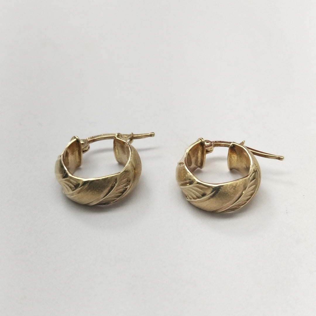 ARRACADAS PAR ORO 14 K 1,80 GRMS (SEMINUEVO)