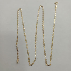 CADENAS TEJIDO GUCHI ORO 10K 55 CM 2.9 GR (NUEVO)