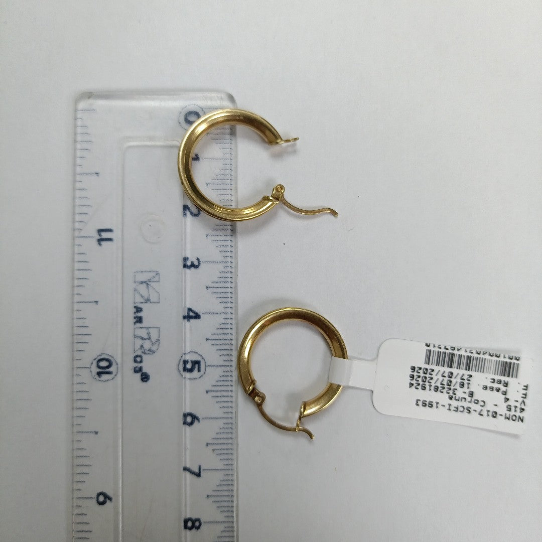 ARETES PAR ORO 14 K 4,10 GRMS (SEMINUEVO)