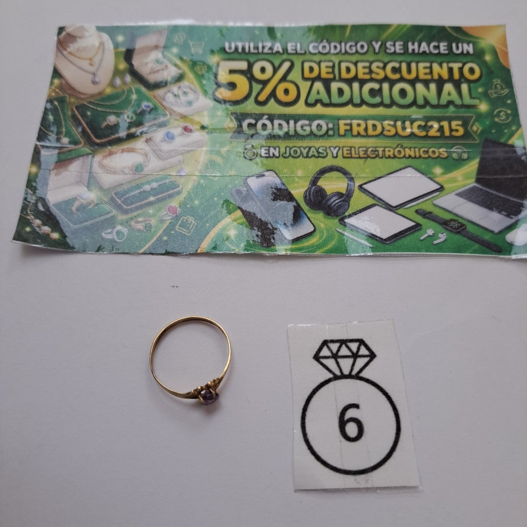 ANILLITO ORO 10 K 0,70 GRMS (SEMINUEVO)