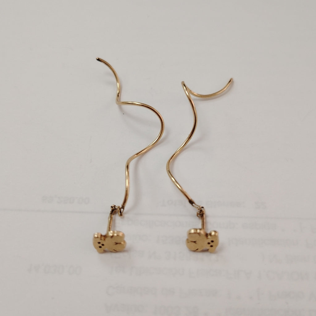 VIOLADORES PAR ORO 14 K 2.3 GRMS (SEMINUEVO)