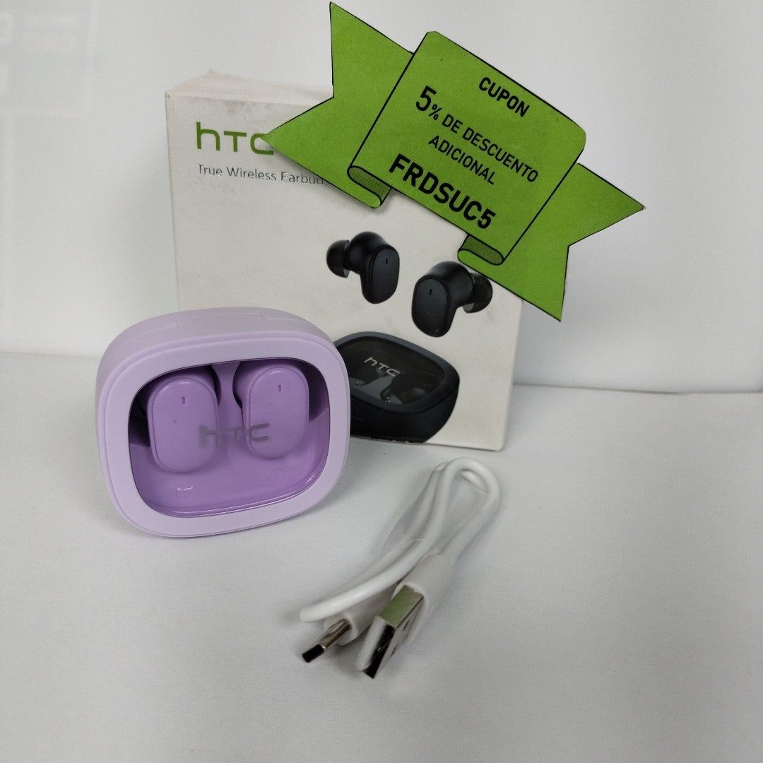 AUDIFONOS HTC EARBUDS 9 INALAMBRICO IN EAR (SEMINUEVO)