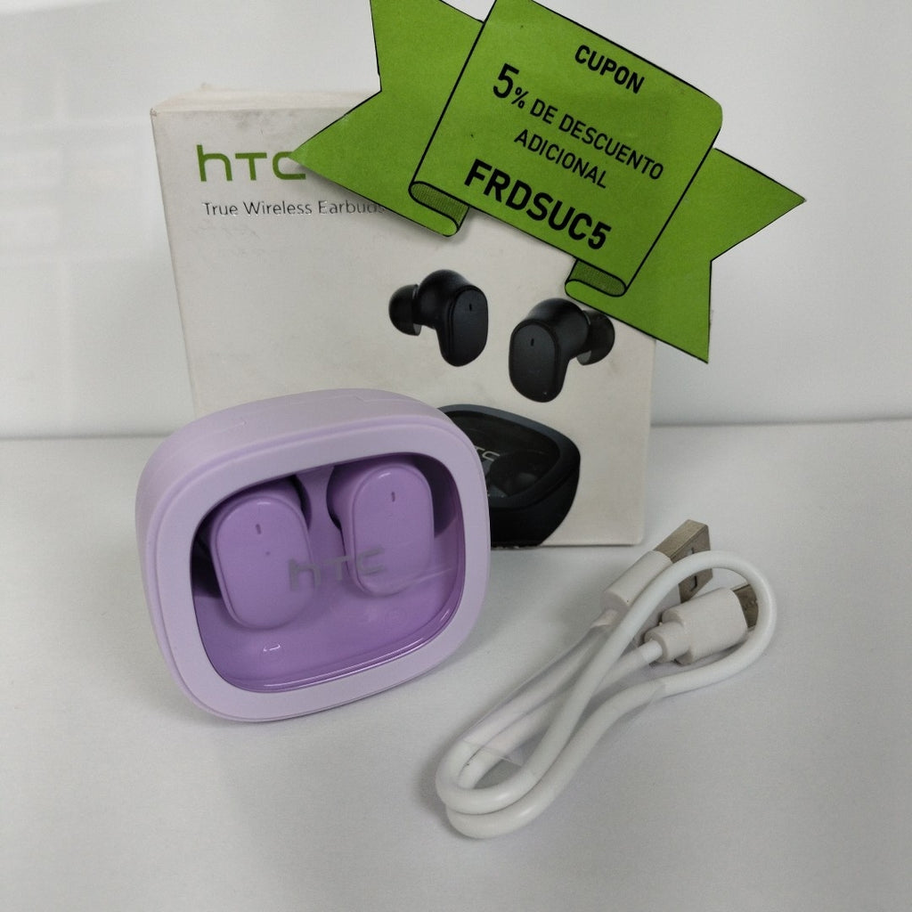 AUDIFONOS HTC EARBUDS 9 INALAMBRICO IN EAR (SEMINUEVO)