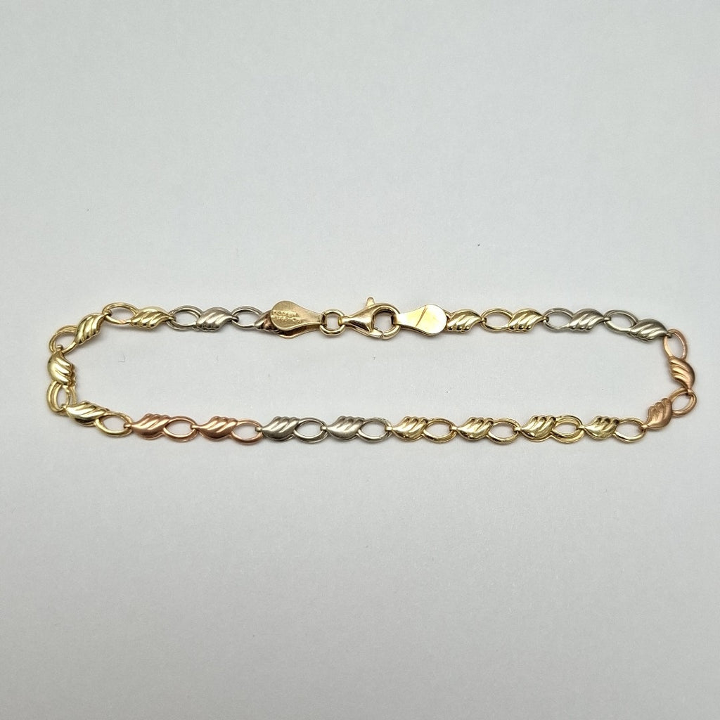 PULSERA ORO, ORO COMBINADO 10 K 2.4 GRMS (SEMINUEVO)