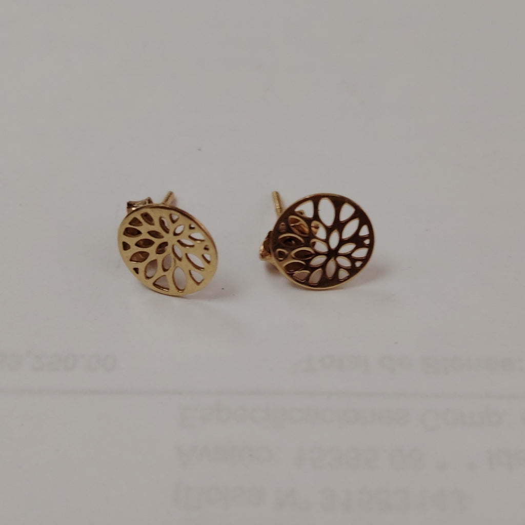 ARETES PAR ORO 14 K 1 GRMS (SEMINUEVO)