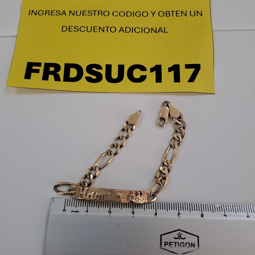 ESCLAVA ORO 10 K 8.9 GRMS (SEMINUEVO)