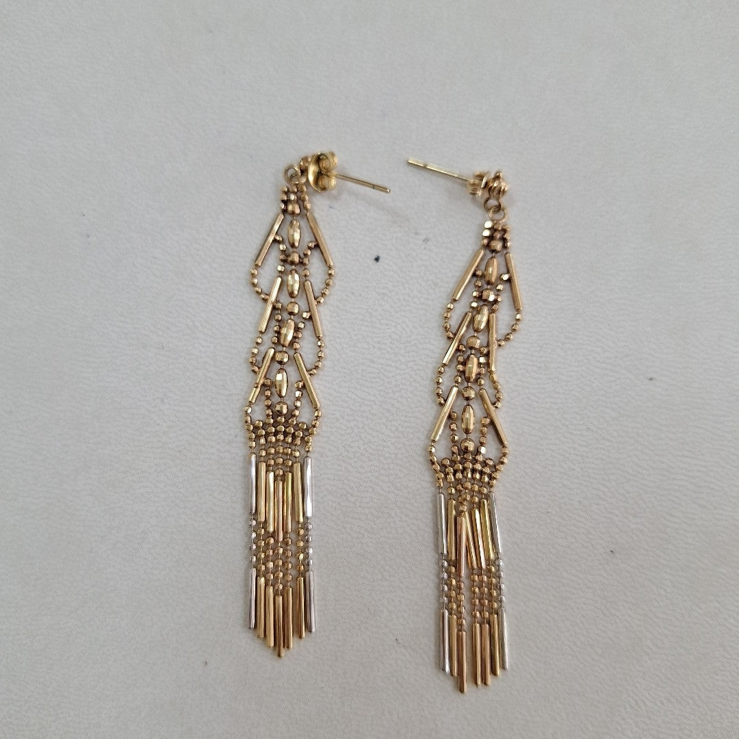 ARETES PAR ORO 10 K 4.4 GRMS (SEMINUEVO)