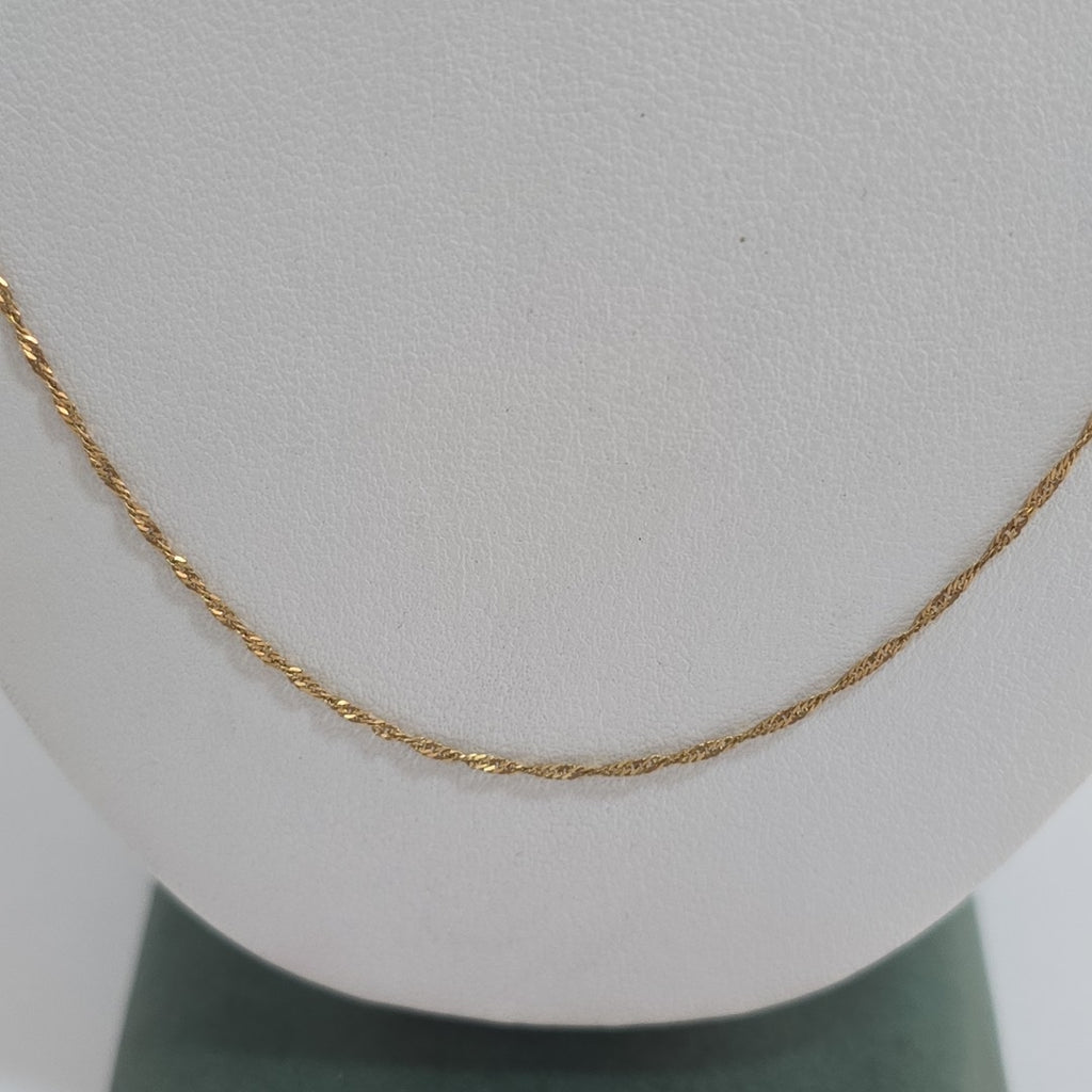 CADENA ORO 14 K 0.9 GRMS (SEMINUEVO)