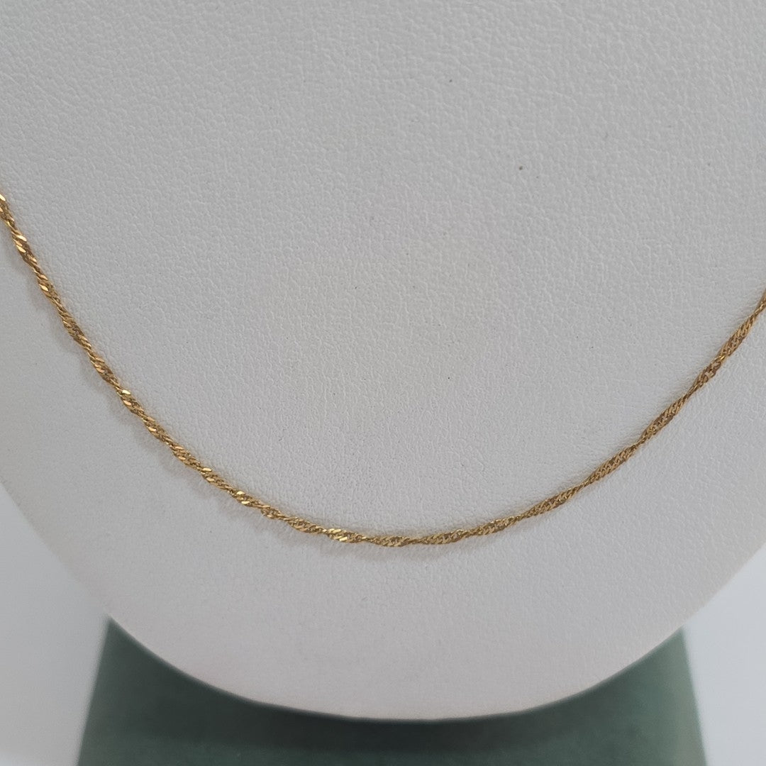 CADENA ORO 14 K 0.9 GRMS (SEMINUEVO)