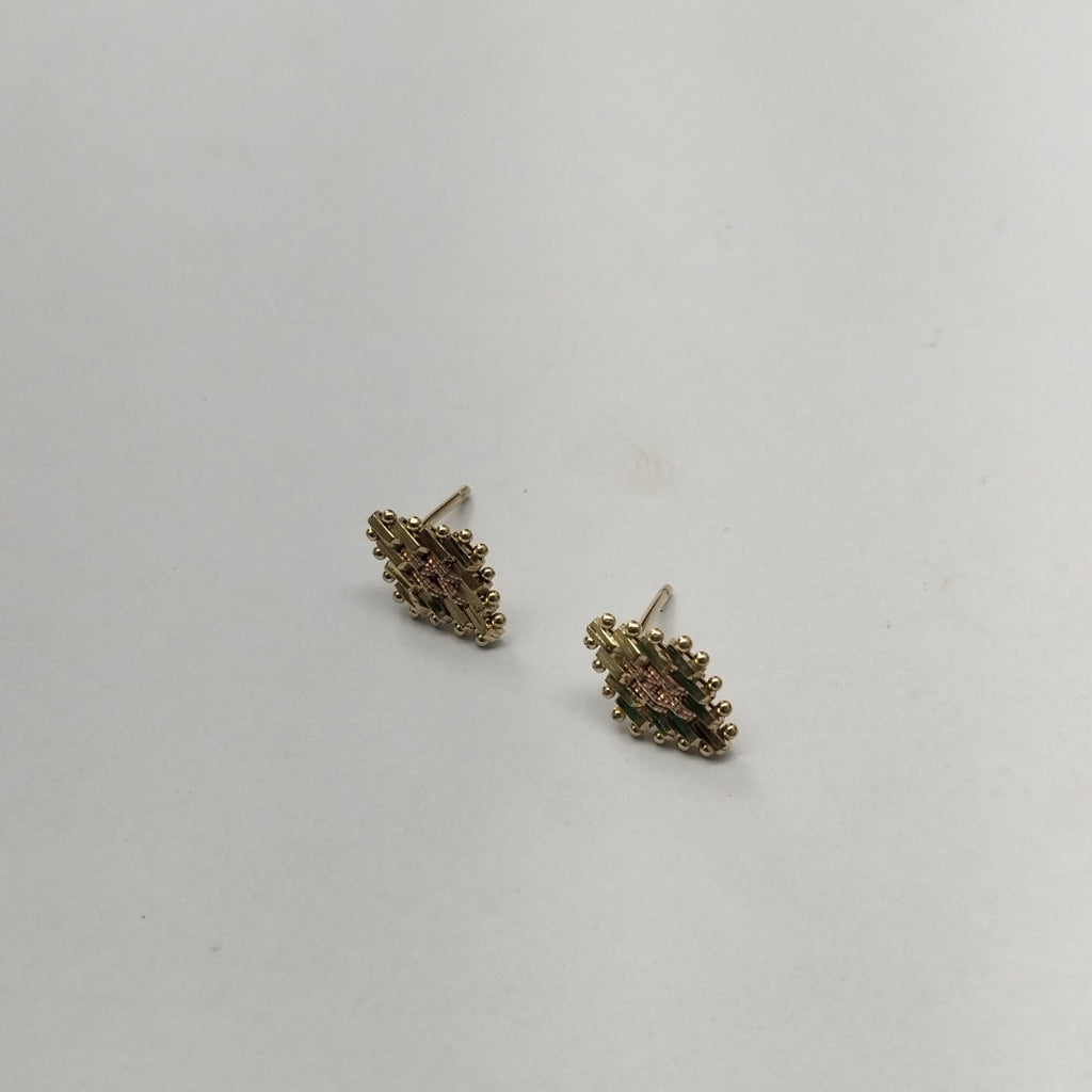 BROQUELES PAR ORO,ORO COMBINADO 10 K 1,40 GRMS (SEMINUEVO)
