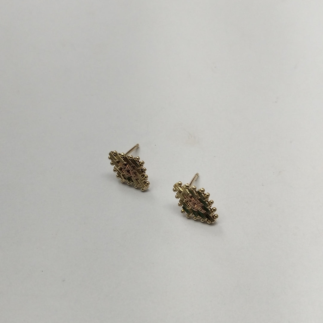 BROQUELES PAR ORO,ORO COMBINADO 10 K 1,40 GRMS (SEMINUEVO)