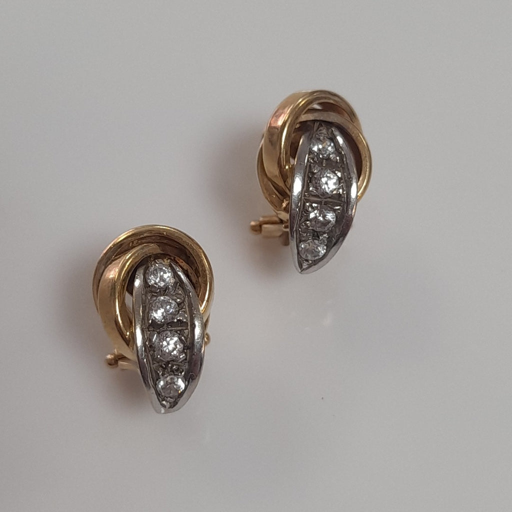 ARETES PAR ORO 14 K 4.6 GRMS (SEMINUEVO)