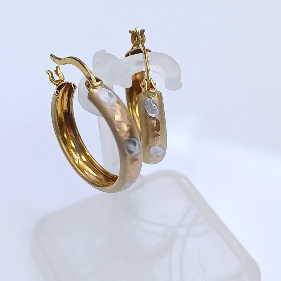 ARRACADAS PAR ORO 14 K 1,70 GRMS (SEMINUEVO)