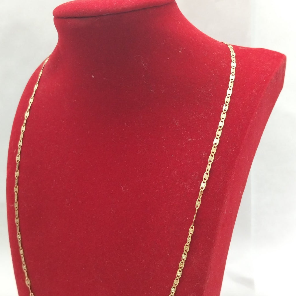CADENA ORO, ORO COMBINADO 14 K 2.9 GRMS (SEMINUEVO)