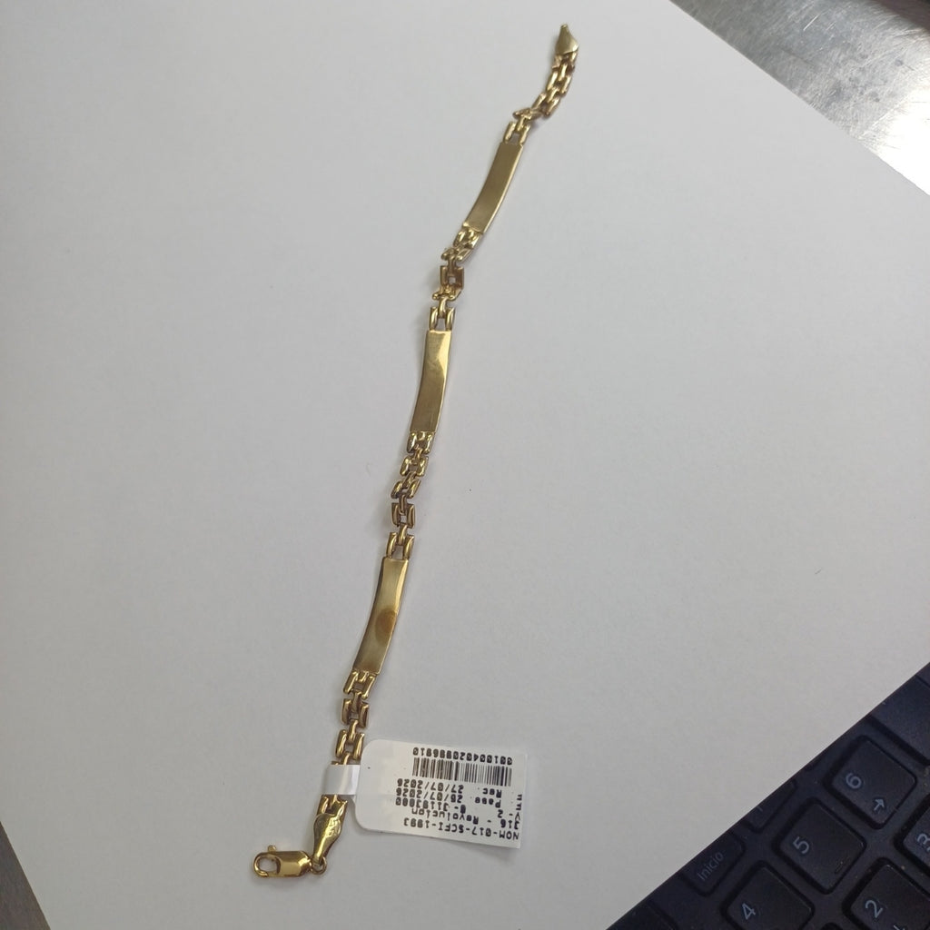 PULSERA ORO, ORO COMBINADO 8 K 8.8 GRMS (SEMINUEVO)