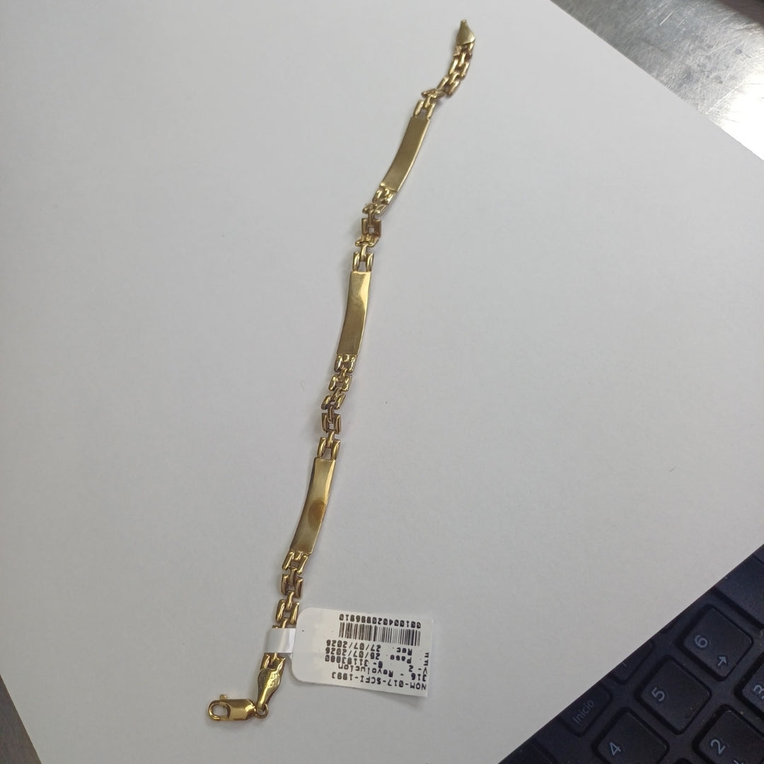 PULSERA ORO, ORO COMBINADO 8 K 8.8 GRMS (SEMINUEVO)