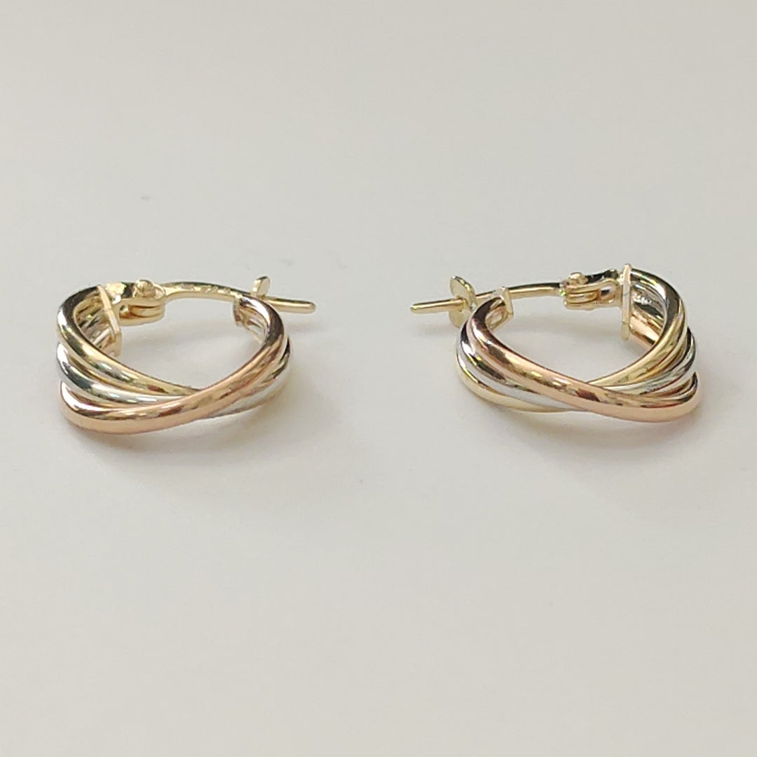 ARRACADAS ORO 14K 1.5 (NUEVO)