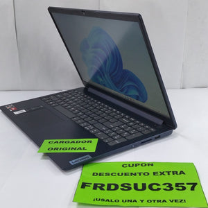 LAPTOP LENOVO IDEAPAD 1 15AMN7 (2024) 256 GB SSD 8 GB RAM (SEMINUEVO)