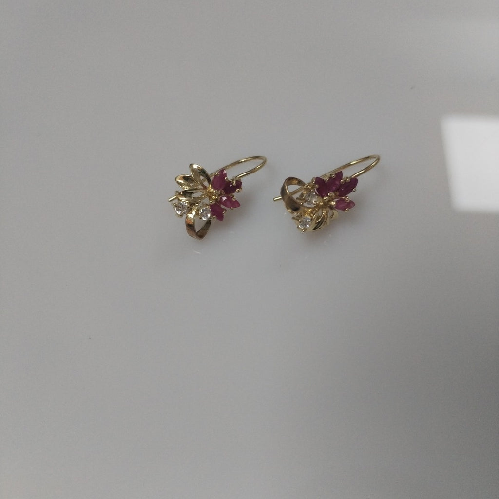 ARETES PAR ORO 14 K 2.5 GRMS (SEMINUEVO)