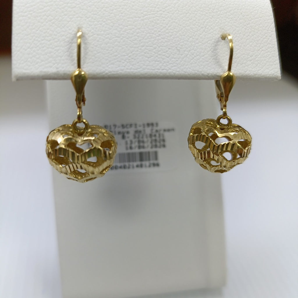 ARETES PAR ORO 14 K 4,90 GRMS (SEMINUEVO)